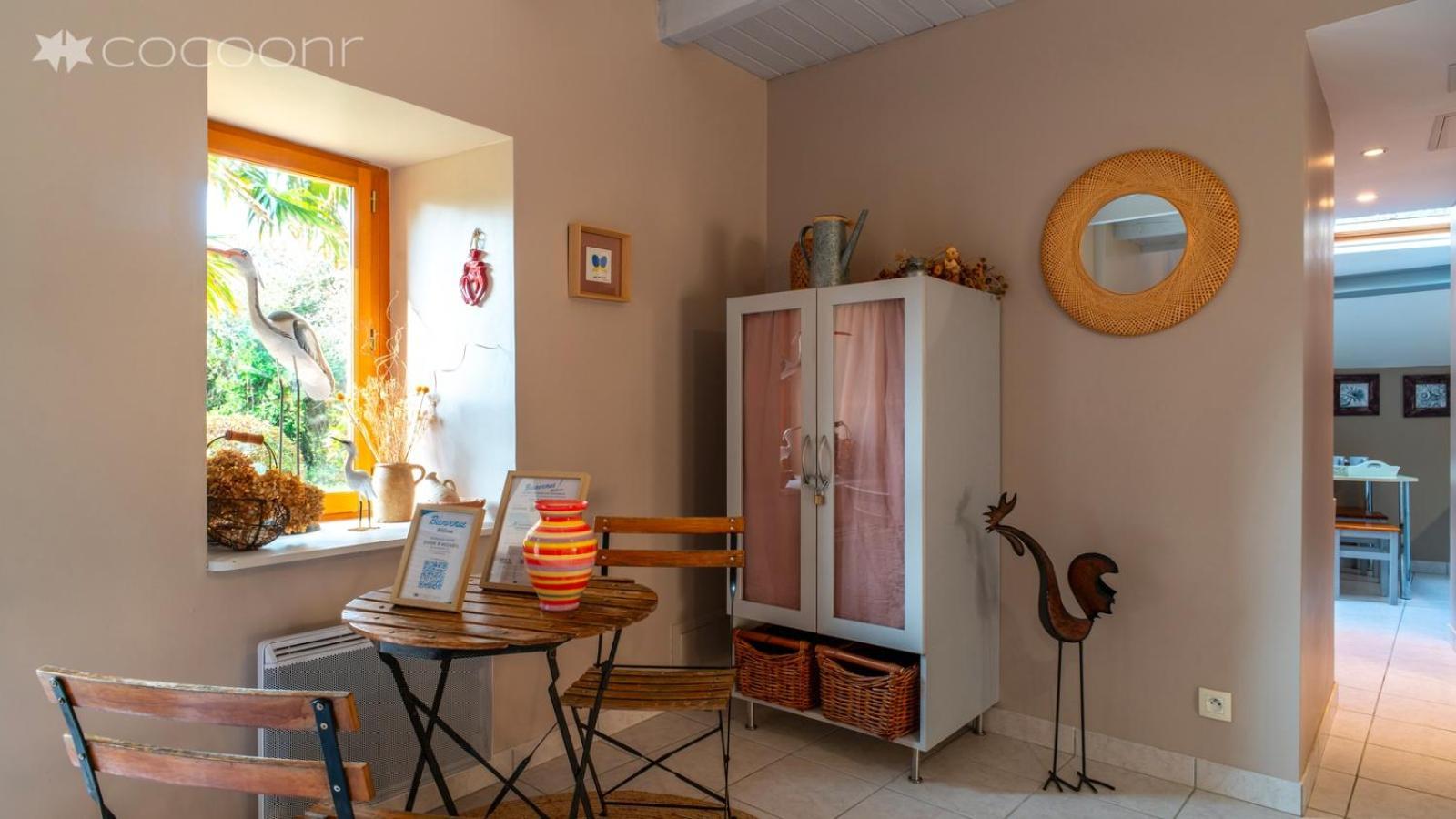 La Libellule - Charmante Maison Avec Jardin A Séné Esterno foto